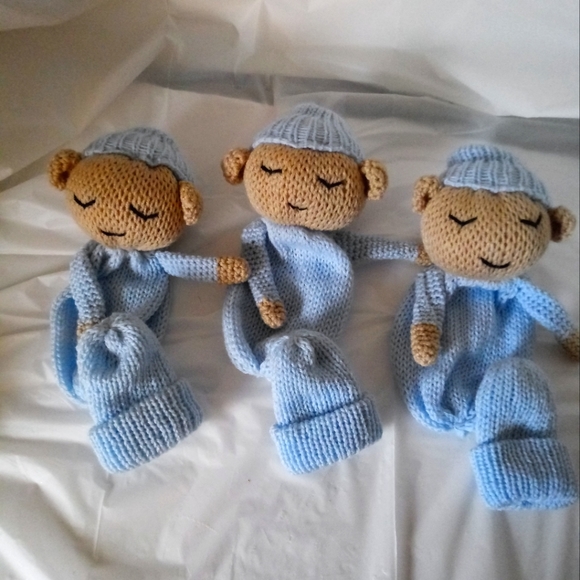 Handmade Knitted Soft Baby and Premie Hat - Picture 5 of 9
